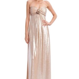 BADGLEY MISCHKA NEVER BEEN WORN!!! Liquid Jersey Gown! NWOT